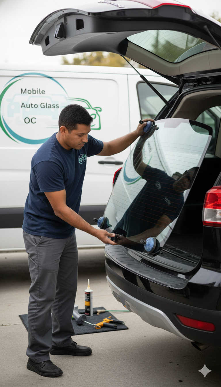Commercial Auto Glass Service by Mobile Auto Glass OC