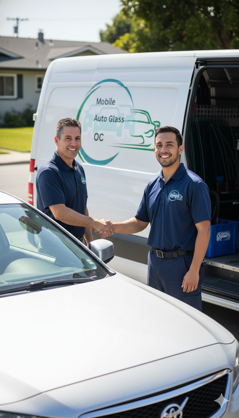 Car Door Glass Replacement by Mobile Auto Glass OC