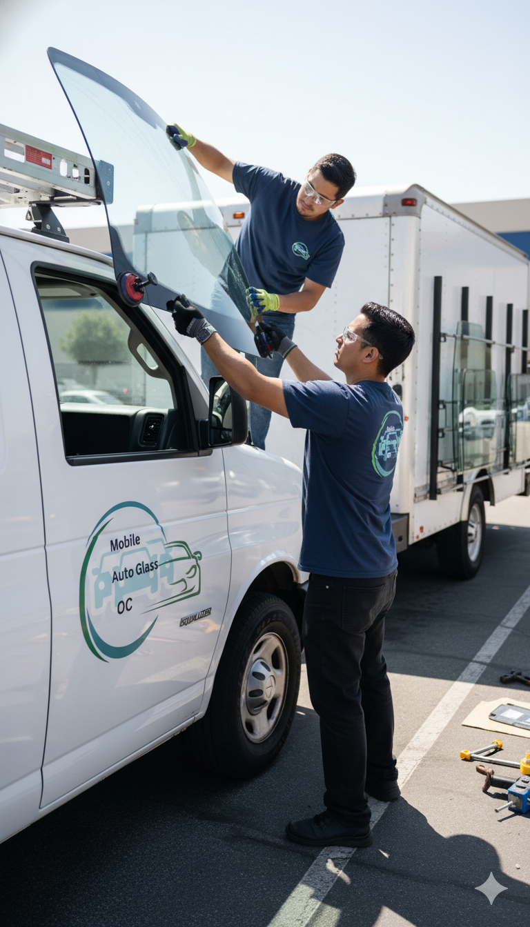 RV Windshield Repair by Mobile Auto Glass OC